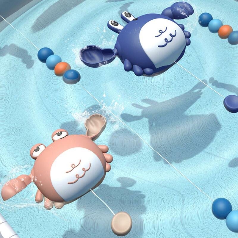 Cute Crab Baby Bathing Toys For Kids Swimming Bath Beach Toys Cartoon Animal Water Clockwork Infant Infant Toddler Gifts To I7e4