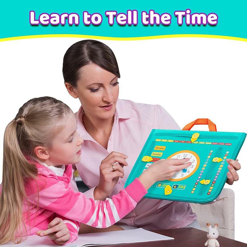 Montessori Clothing Bag Book Teaching Aid Children Educational Fine Motor Training Children Early Education Kindergarten Toys #2
