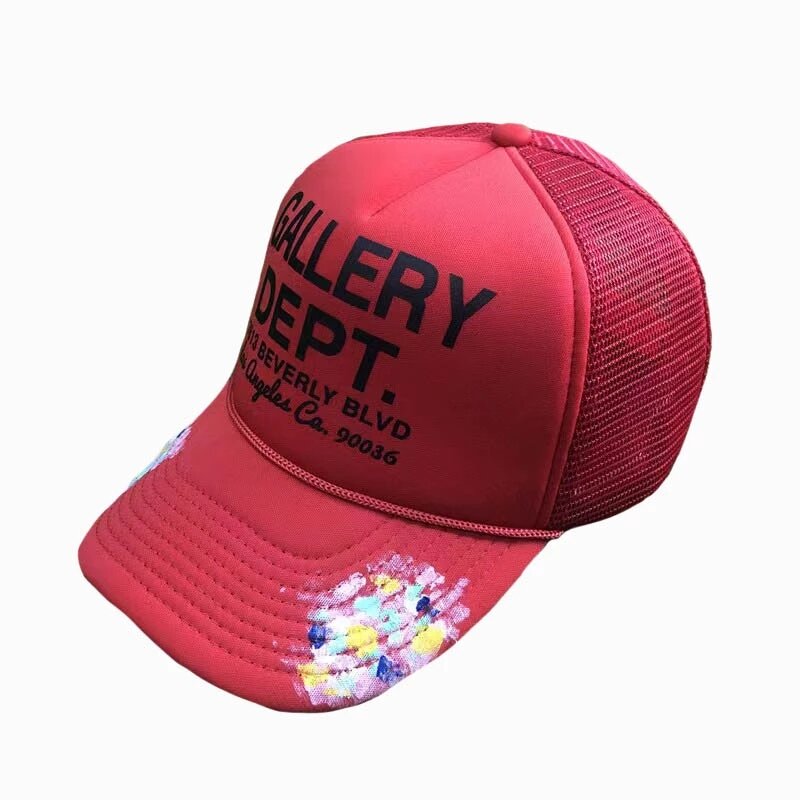 غالر Y قبعة بيسبول الكتابة على الجدران شبكة قبعات سائق الشاحنة عادية الأبجدية للجنسين قبعة الشمس الموضة