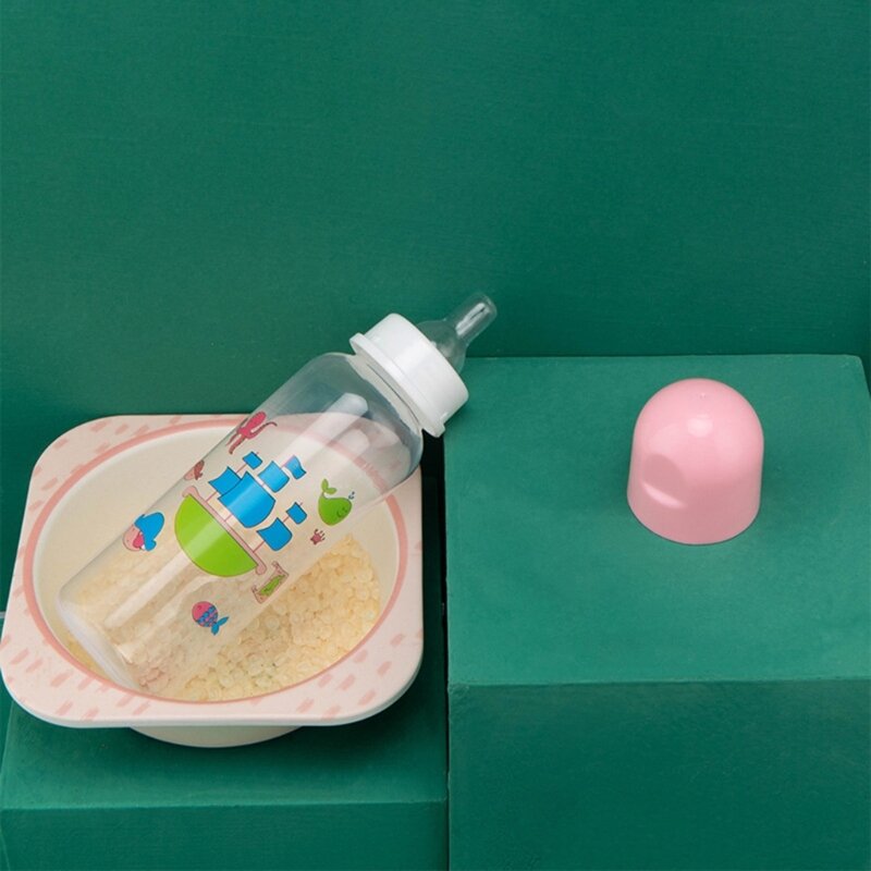 HUYU زجاجة الطفل مع أنماط مختلفة 250 مللي زجاجات الطفل تغذية الطفل مصاصة #5