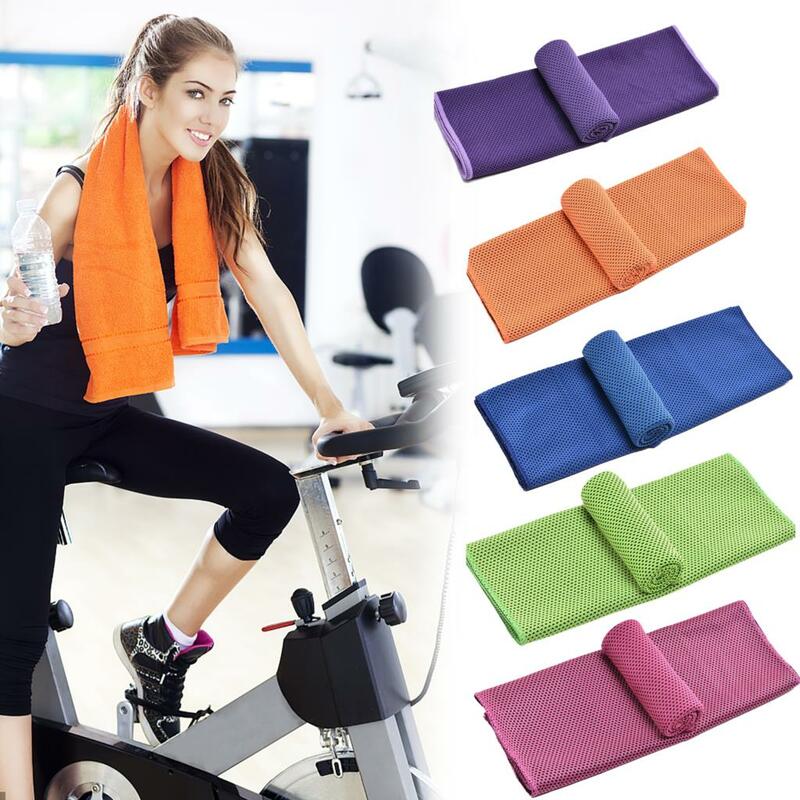 Outdoor Sport Ice Towel Rapid Instant Cooling Microfiber Quick-Dry Ice Towels Fitness Yoga Gym Running Wipe Sweat Chill Towels