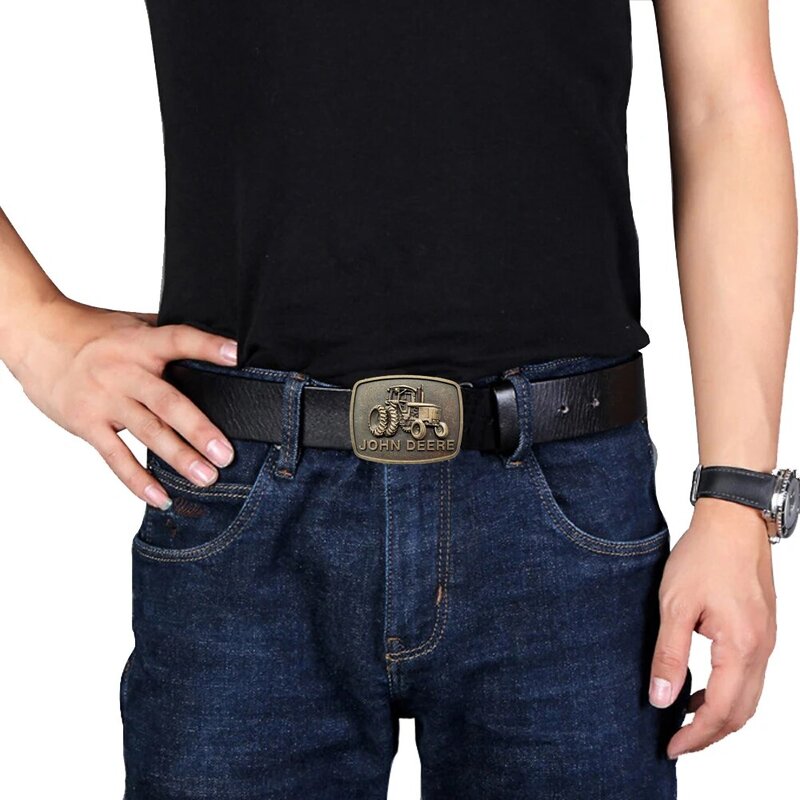 Cheأبيفي دروبشيبينغ جرار زراعي الموضة الرجال حزام الابازيم 40 مللي متر سبيكة معدنية ماركة تصميم Hebilla Cinturon Hombre