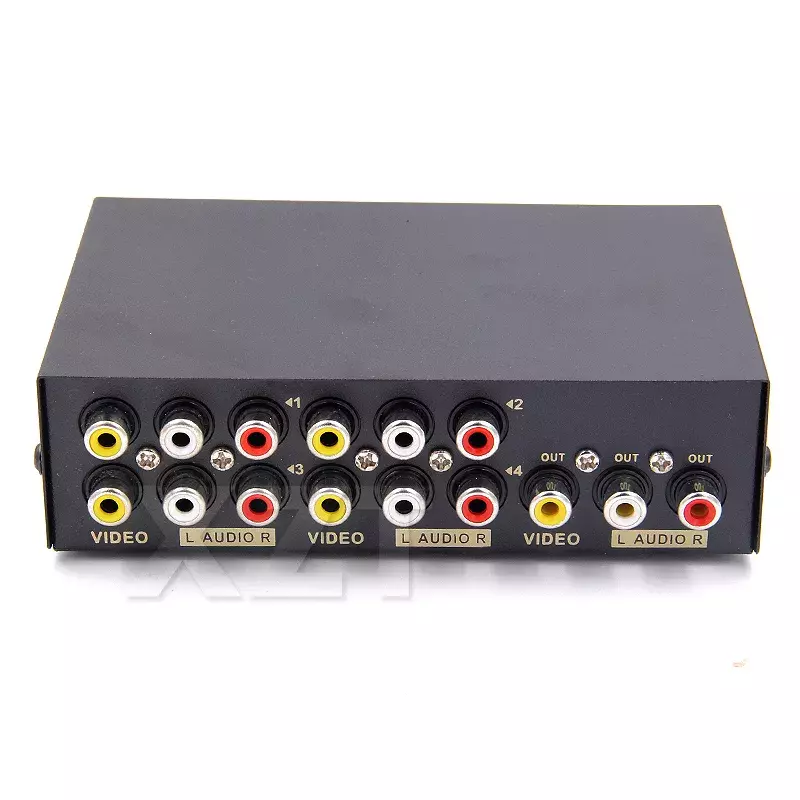2/4/8 Way AV Signal Composite RCA AV Swithcer Splitter Audio Video Selector Switch for STB DVD Player HDTV VCD VCR Converter
