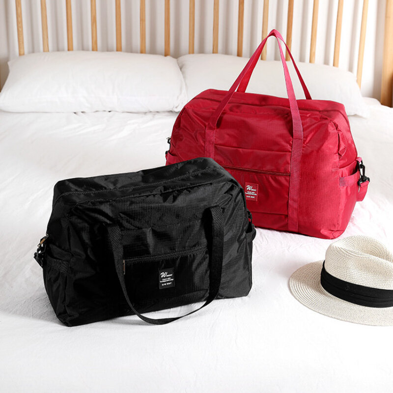 أكسفورد حقيبة اليد الأمتعة الإناث سعة كبيرة حقيبة السفر عطلة نهاية الأسبوع رحلة حقيبة التخزين الكتف مطابقة حقيبة العربة #4