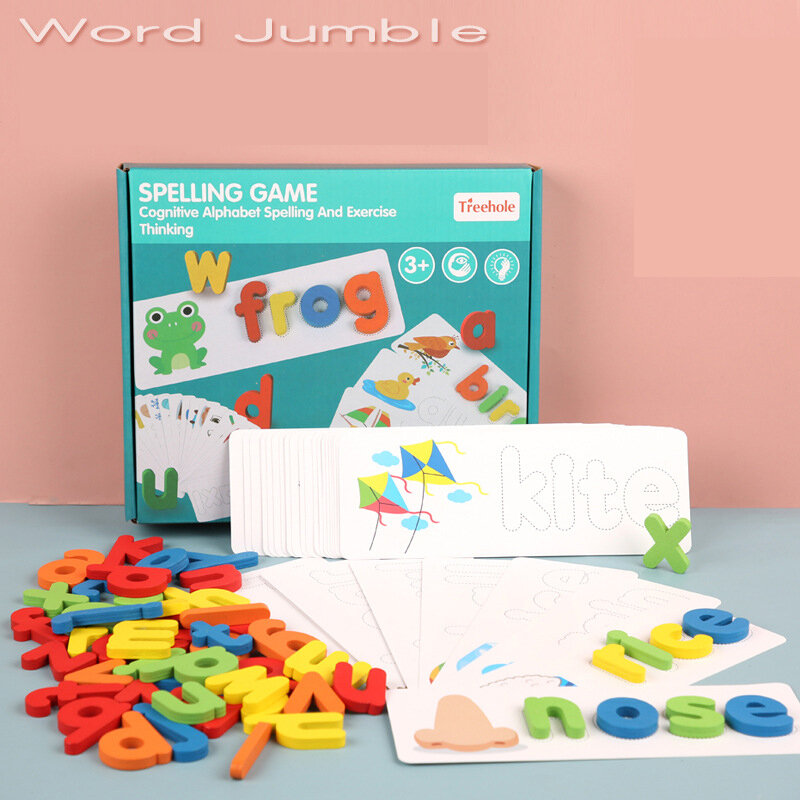 الإملائي تعلم كلمة لعب للأطفال 26 الحروف الإنجليزية التعليم المبكر الألعاب المعرفية ألعاب تعليمية #2