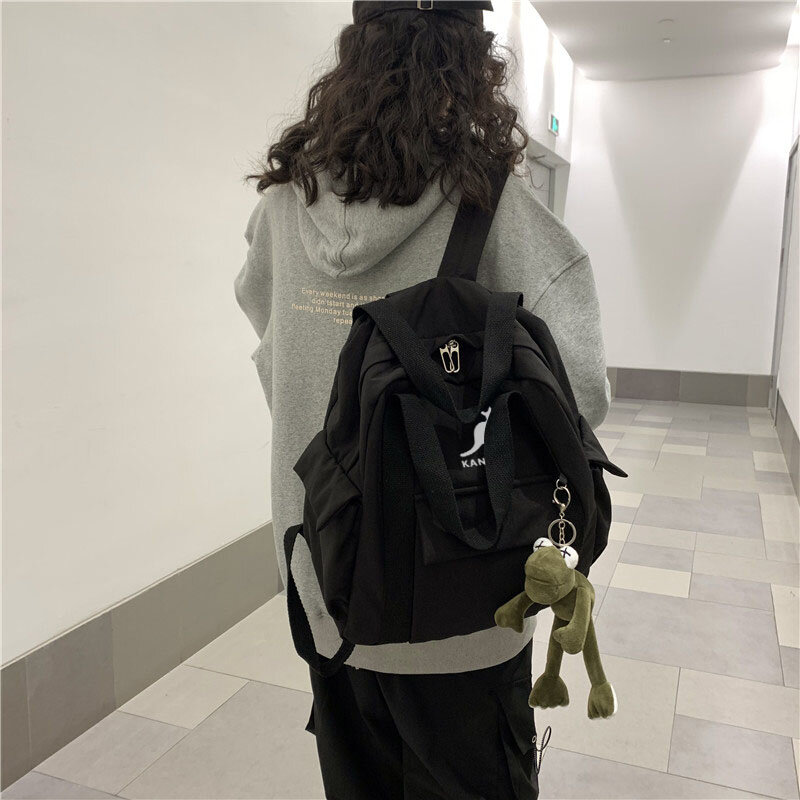 Kangol 2023 المراهقين حقيبة الكتف السفر حقيبة الظهر العصرية الرجال والنساء سعة كبيرة على ظهره حقائب مدرسية حقيبة الظهر
