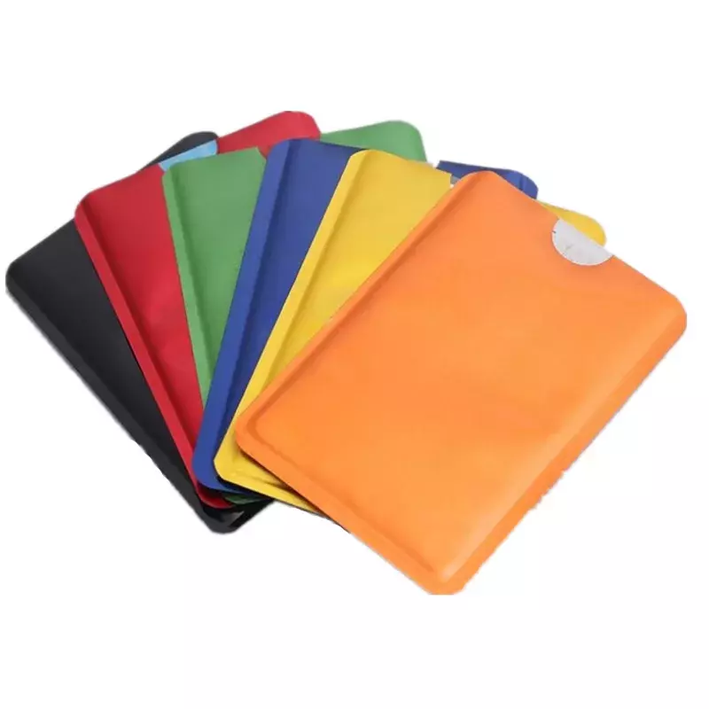 20pcs Anti Scan Card Sleeve Protector IC Bank Credit ID Card Protective Cover Case Foil Holder Anti-Scan RFID Sleeve