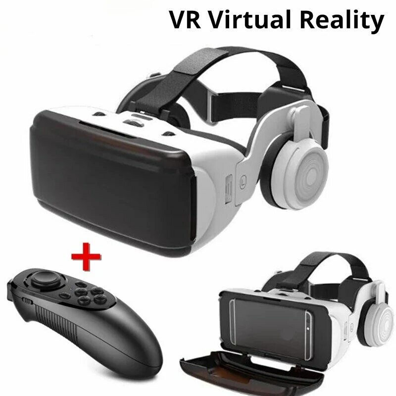 صندوق نظارات 3D للواقع الافتراضي الأصلي VR خوذة سماعة رأس من الورق المقوى VR Google لنظام IOS Android smartphonewelece Rocker
