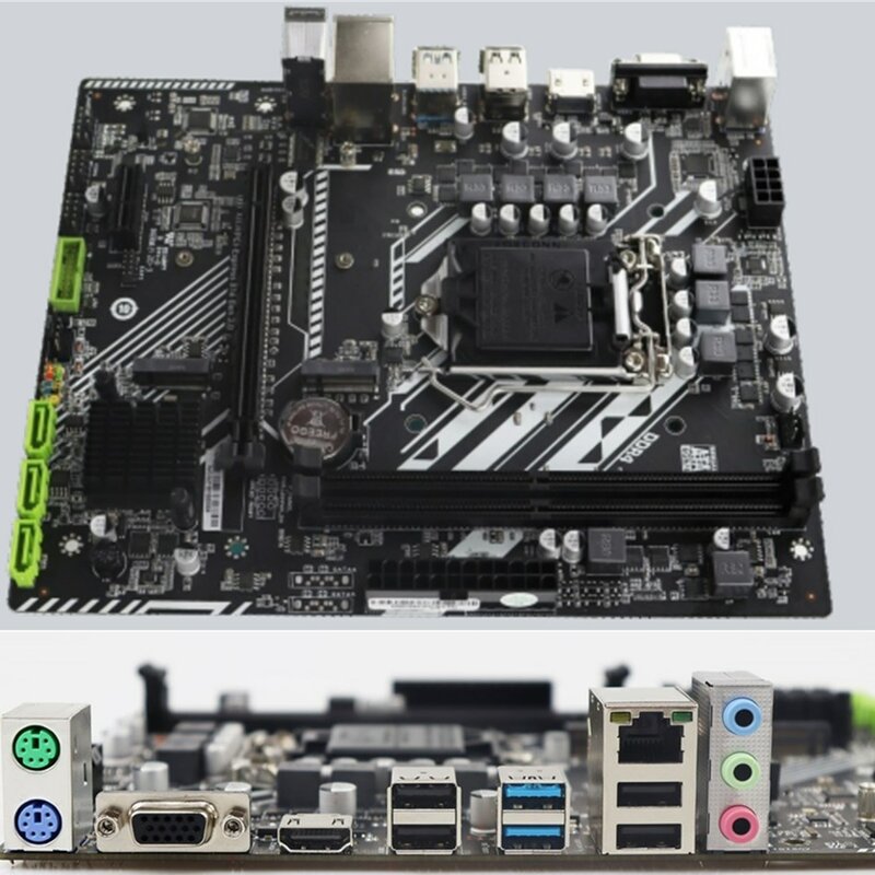 ENVINDA H510DA اللوحة الأم دعم LGA1200 CPU 10/11 جيل سلسلة المعالج DDR4 ذاكرة عشوائيّة للحاسوب المكتبي NVME M.2 Dual Channe