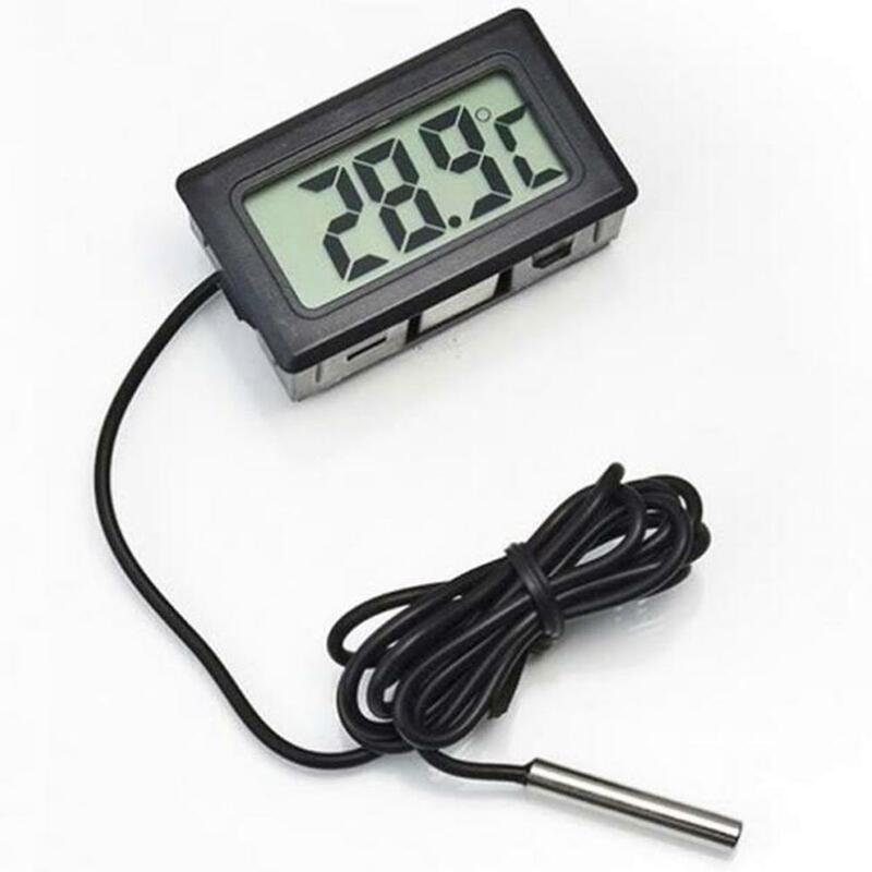 Mini LCD Digital Thermometer Fridge Freezer Thermometer for Fish Tank Aquarium