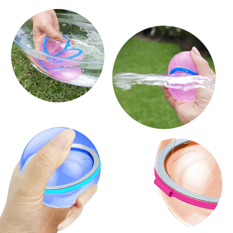 قابلة لإعادة الاستخدام بالونات المياه قنبلة سريعة ملء الذاتي ختم شلال الكرة للطفل و dult الصيف في الهواء الطلق ألعاب مائية لعبة لحمام السباحة