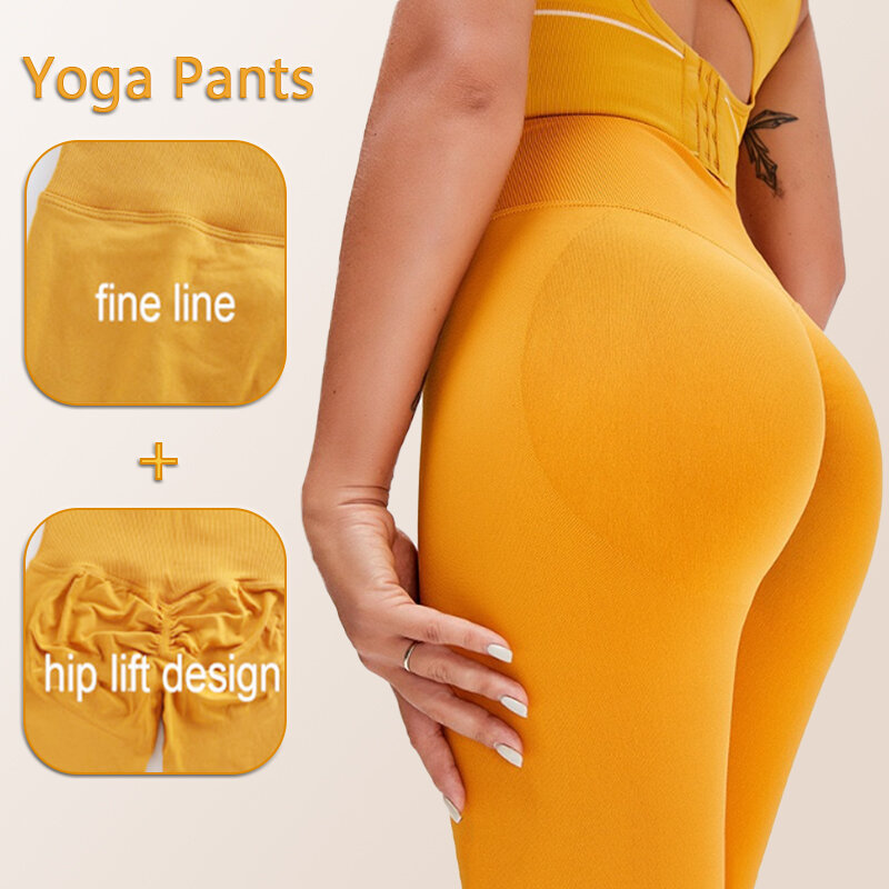Soft Bubble Yoga Pants Nylon High Waist Leggings Polybutt Pants Gym Fitness Pants Women Tights