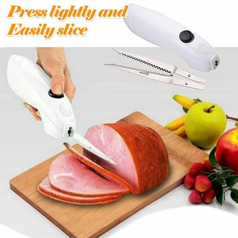 الكهربائية تجميد اللحوم سكين الخبز المعجنات اللحوم التلقائي أدوات قطع المطبخ مسننة سكين كهربائي