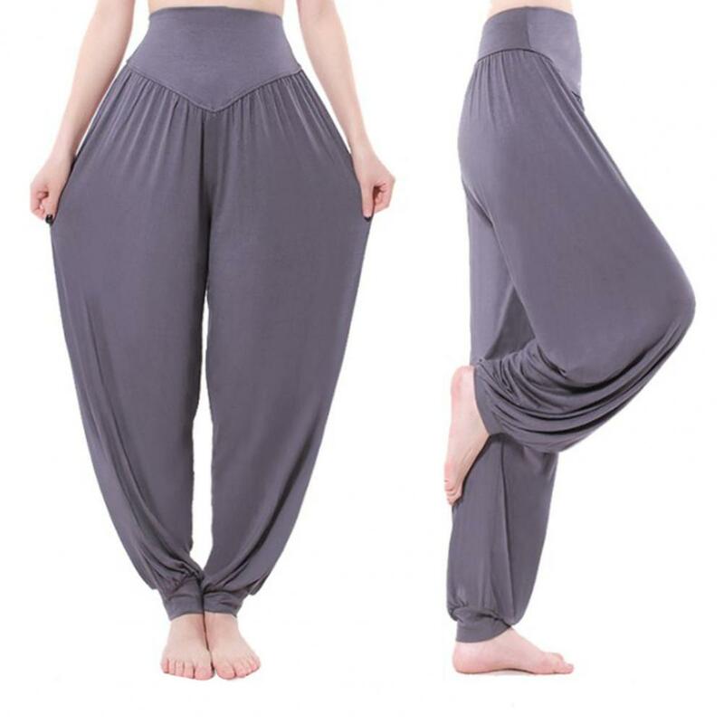 Yoga Pants Solid Color Soft Fabric No Constraint Casual Ankle-banded Women Sweatpants Female Clothes