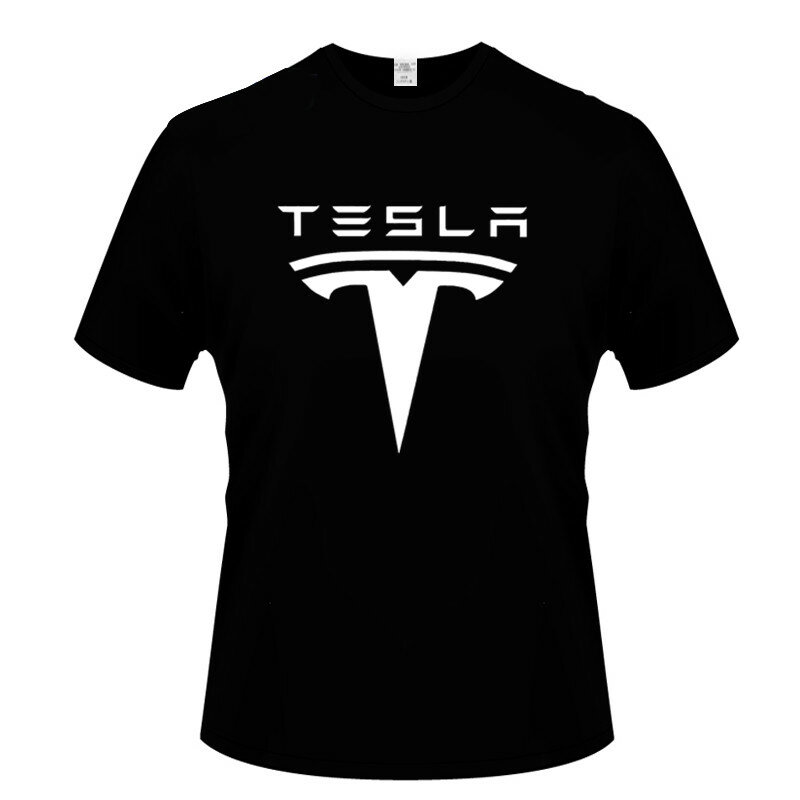 الأكثر مبيعاً تيسلا بلون واحد 3dt قميص رجالي طباعة رقمية برقبة دائرية للرجال والنساء تي شيرت كبير الحجم