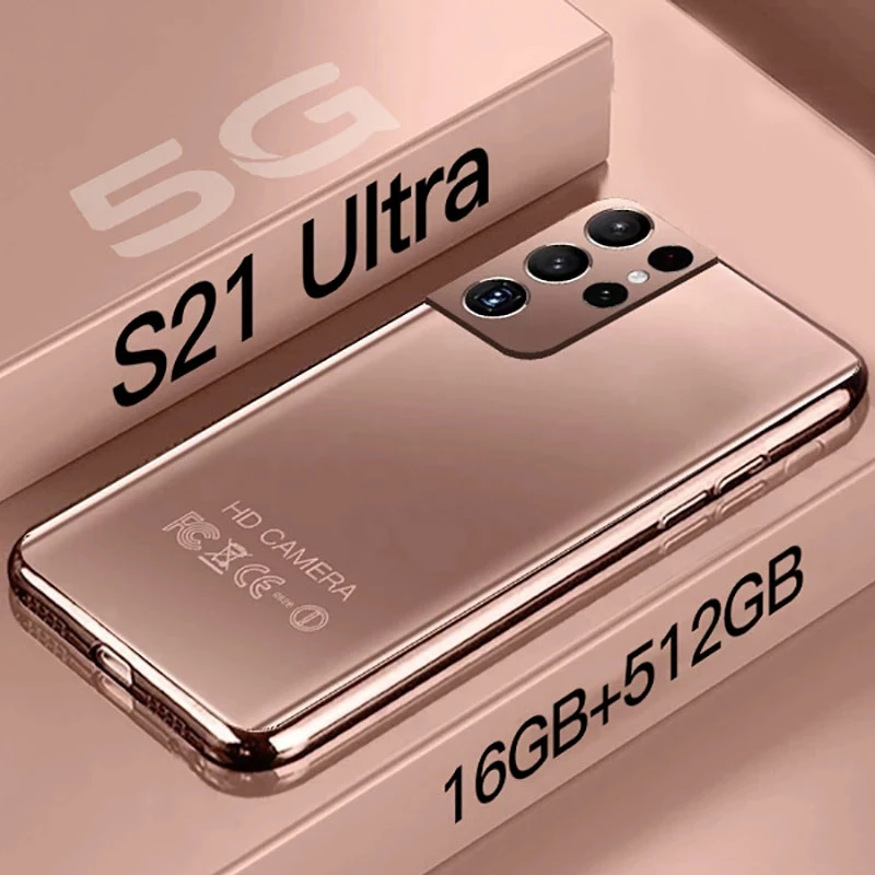 S21 الترا 5G الهاتف الذكي الإصدار العالمي 7.3 بوصة 16GB 512GB 6800mAh أندرويد الهواتف المحمولة الخليوي المزدوج سيم مقفلة هاتف ذكي