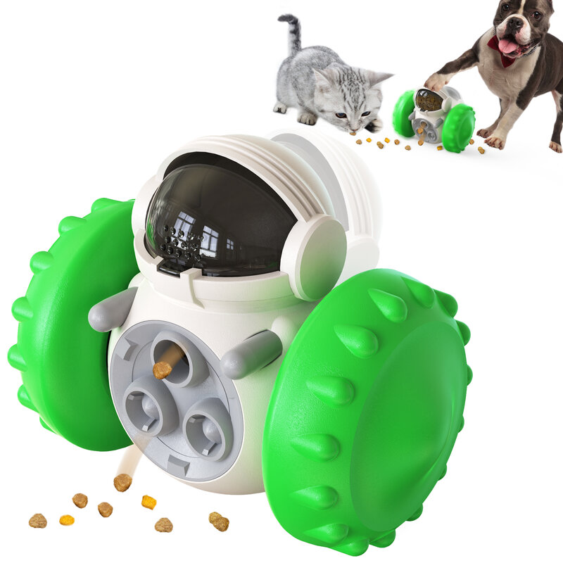 الكلب لغز اللعب التفاعلية القط لعبة سيارة توازن تسرب المغذية ل IQ التدريب الإثراء العقلي و الإجهاد الإغاثة بهلوان سيارة
