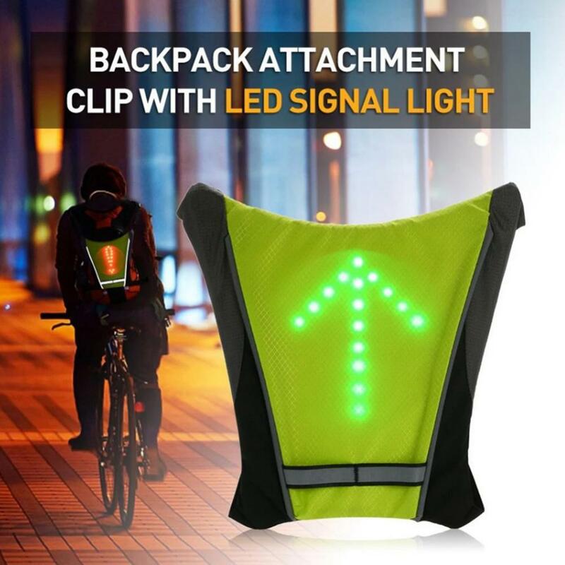 الدراجات سترات عاكسة LED مصباح إشارة مؤشر دراجة سترة في الهواء الطلق الدراجات سلامة الدراجات المعدات