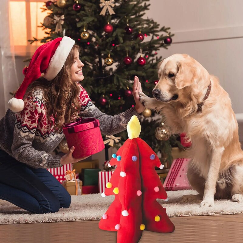 البطاطس القطيفة شجرة عيد الميلاد دمية ألعاب من نسيج مخملي هدية الكريسماس للأطفال هدية الكريسماس * 1 قطعة الفصول الدراسية أفخم #3