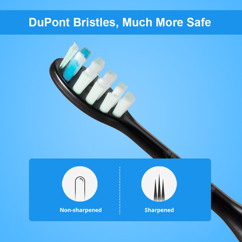 TONGWODE أفضل فرشاة كهربائية لتنظيف الأسنان فرشاة الأسنان الكهربائية الذكية للكبار