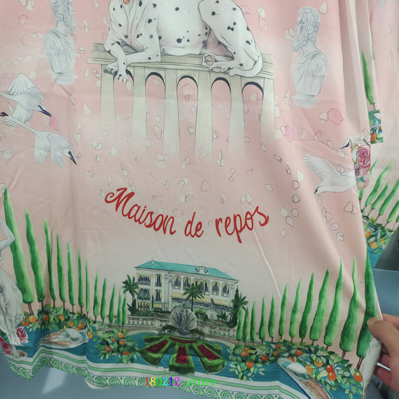 طقم قميص قصير للصيف من قماش رقيق من الدار البيضاء مُزين بنقشة كلب مُرقط على النقيض من الحديقة بدلة نادي شاطئ هاواي للتنس للرجال والنساء