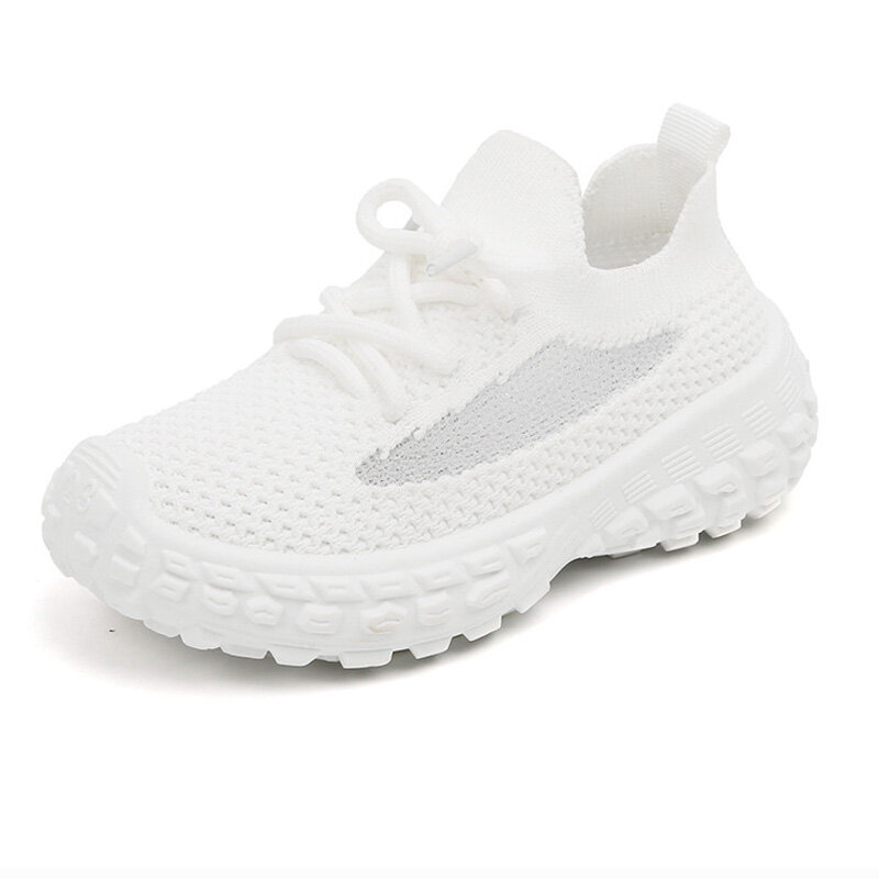 موضة أحذية رياضية بيضاء للأطفال شبكة تنفس لينة وحيد مكافحة زلة طفل رضيع أحذية خفيفة الوزن أحذية رياضية غير رسمية الأطفال #6