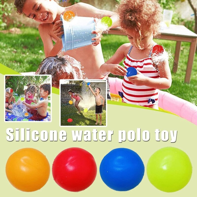 Beach Water Balls Splash Water Fight Balloon Pools Backyard Activity Interactive Water Game Fast-Fill Kids Party Supply