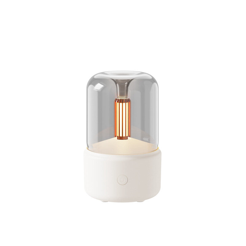 شاومي ضوء الشموع رائحة الناشر المحمولة 120 مللي USB الكهربائية الهواء المرطب صانع الضباب البارد مبيد 8-12 ساعة مع ضوء الليل