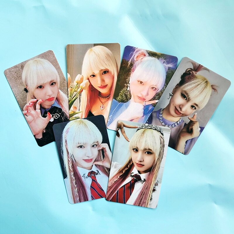 6 قطعة/المجموعة Kpop IVE جديد ألبوم صور بطاقات GAEUL يوجين Photocards ألبوم الصور صغيرة Lomo بطاقة لجمع المشجعين Photocards