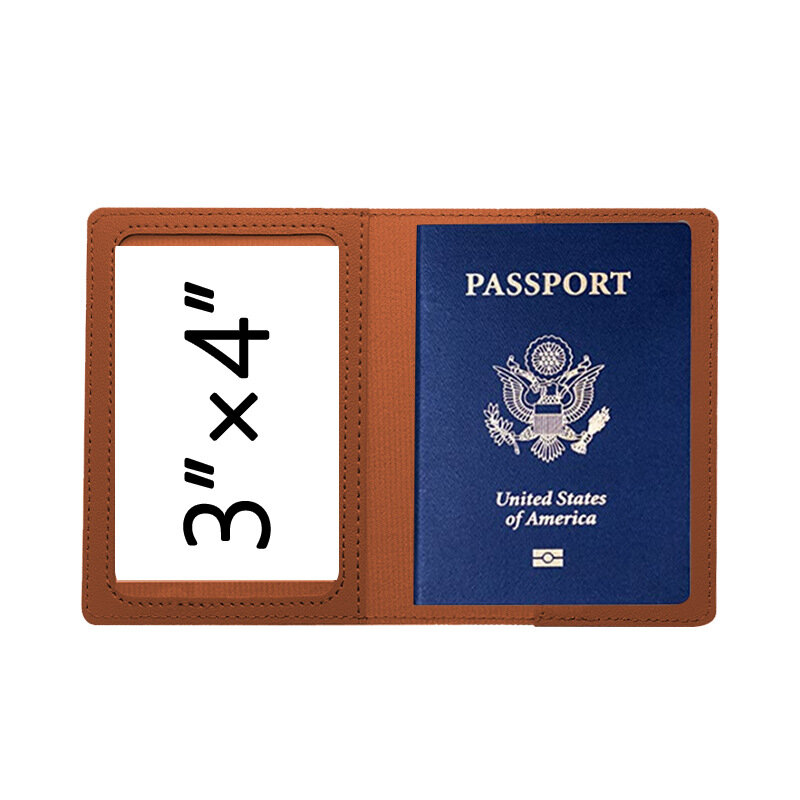 1 قطعة غطاء جواز سفر للجنسين حافظة بطاقات حامل موضة جديدة حامل جواز سفر PU #4