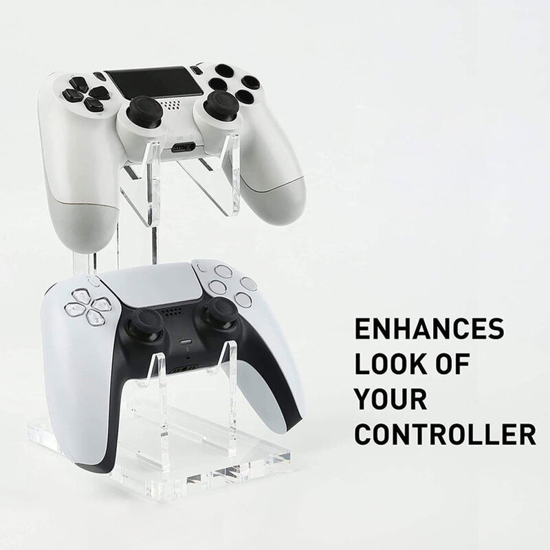 العالمي تحكم حامل ل PS5/PS4/Xbox One/S/X أذرع التحكم في ألعاب الفيديو حامل الاكريليك مقبض اللعبة عرض موقف مكتب عرض موقف