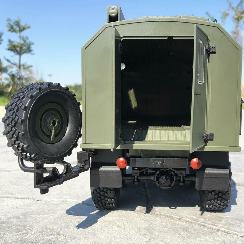 سيارة WPL B36 ورال 1/16 2.4G 6WD Rc عسكرية للشاحنة لعبة قيادة مجنزرة لعبة مركبة