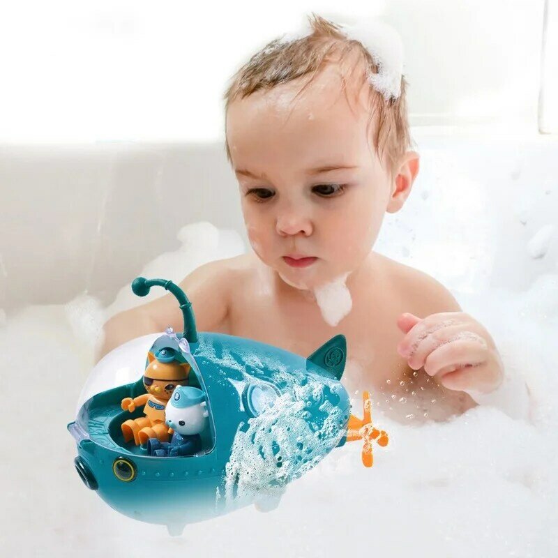 Octonauts الغواصة لعبة فانوس قارب السمك نموذج لجسم دمية الأطفال حمام المياه اللعب لعبة الحمام التعليم المبكر اللعب