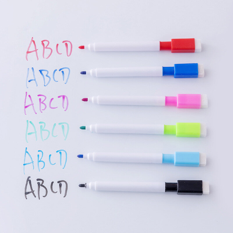 8Pcs Colorful Whiteboard Pen Erasable Marker Pens 1.5mm Liquid Ink Thin Nib Children Stationery School Supply Writting Painting #2