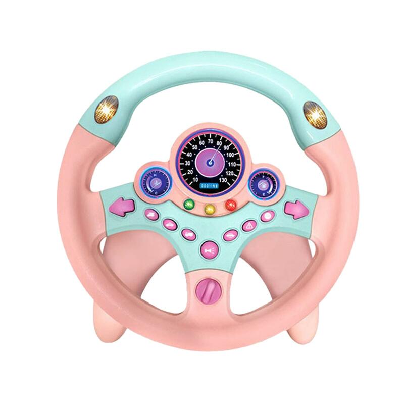 Driving Steering Wheel Toy Pretend Driving Funny Driving Controller for Kids Develop Imaginatin Copilot Play Educational Toy