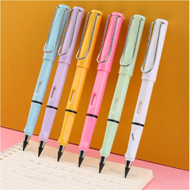 School supplies stationery new technology infinite writing pencil no ink novelty eternal pen art sketch drawing tools children's