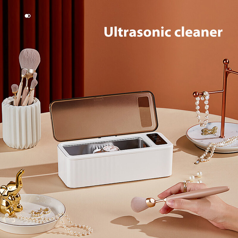 45kHz آلة التنظيف بالموجات فوق الصوتية عالية التردد الاهتزاز غسل نظافة غسل المجوهرات نظارات ساعة غسل حلقة صغيرة
