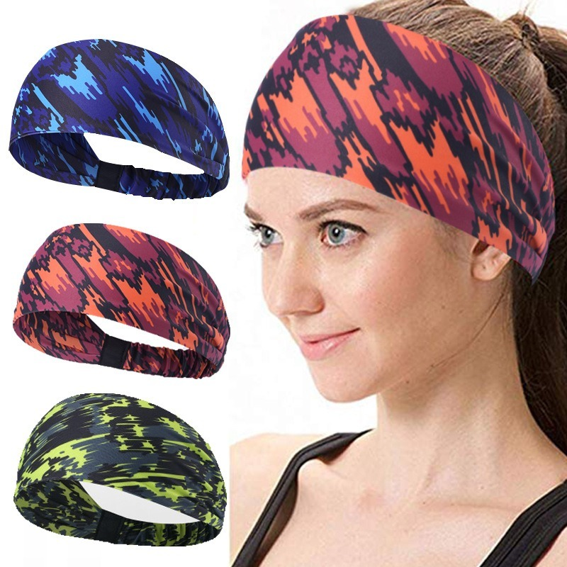 Sport Headbands Bike Cycling Running Sweatband Fitness Jogging Tennis Yoga Gym Headscarf Head Sweat Hair Band Bandage Men Women