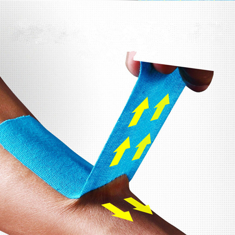 2.5/5cm*5m Elastic Kinesiology Tape Elastic Tape Muscle Pain Relief Sports Recovery Knee Pads for Gym Kinesiology