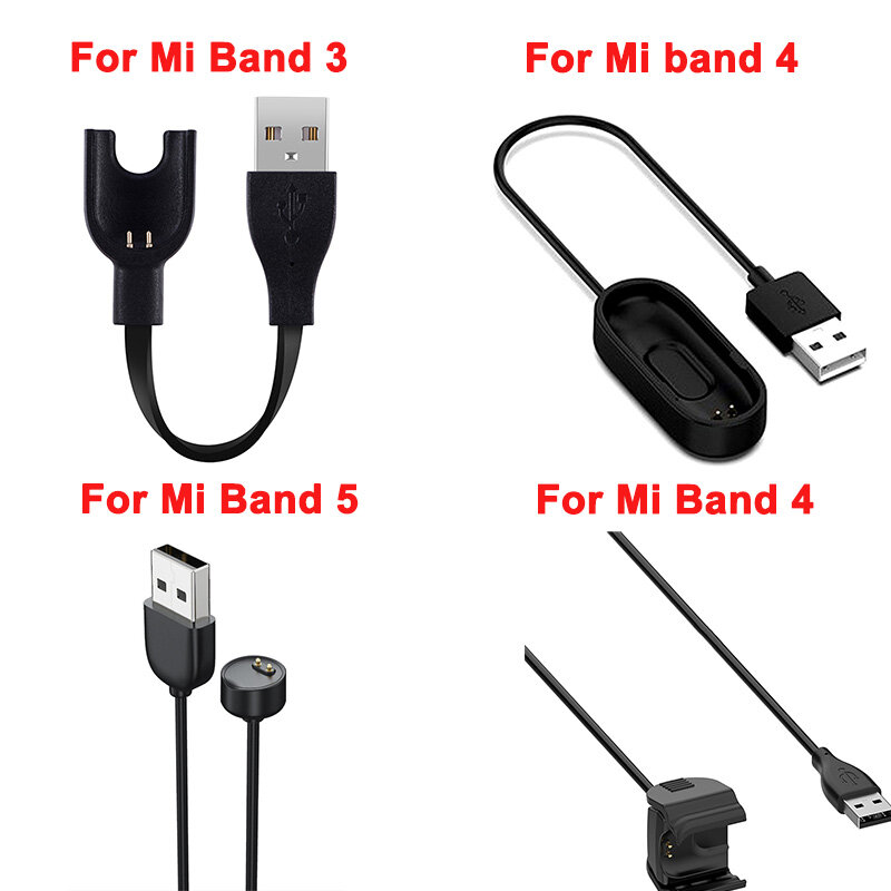 شواحن ل شاومي Mi الفرقة 3 4 2 ل Mi الفرقة 4 شاحن استبدال USB شحن محول سلك ل شاومي MiBand 3 الذكية الفرقة #1