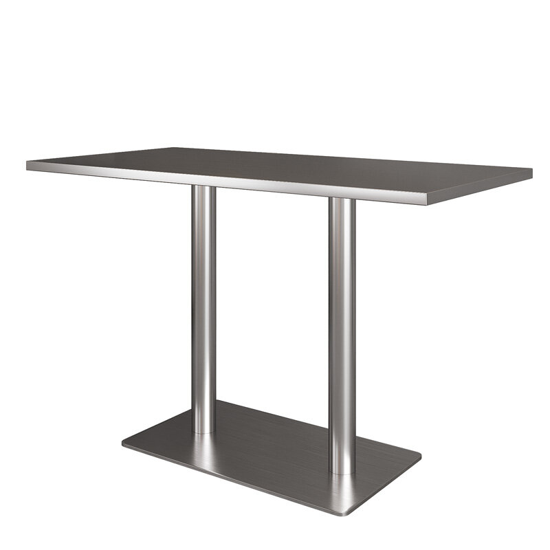تصميم مربع طاولات القهوة المعدنية الصناعية صالة الحديد طاولة كافي مستطيل الباحة ميسيتا دي سنترو الأدوات المنزلية CC50KF