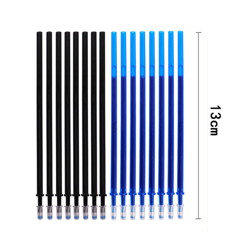 Haile قابل للمسح مجموعة أقلام عبوات قضبان 0.5 مللي متر ماجيك قابل للمسح جل أقلام أزرق أسود اللون الحبر قابل للغسل مقبض المدرسة مكتب القرطاسية #6
