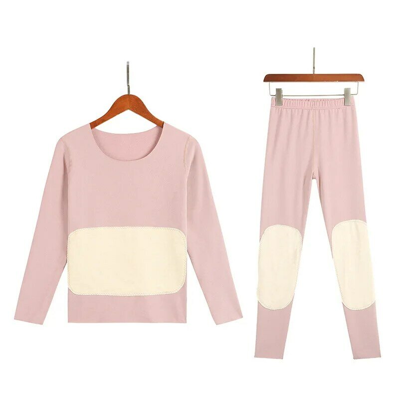electric thermal underwear cotton, plus size, cotton sweater cotton antibacterial thermalunderwear, women's