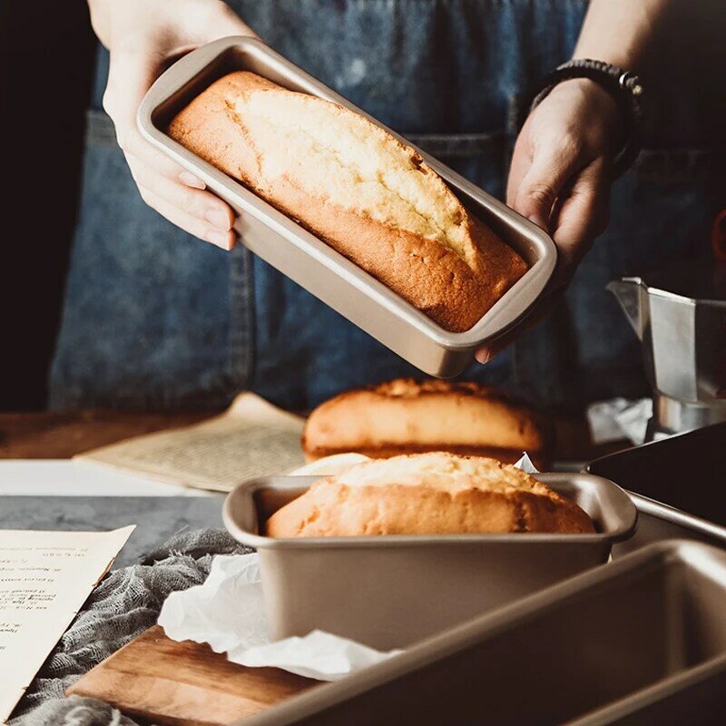 المعادن كعكة عموم مستطيل خبز التوست رغيف المقالي خبز لتقوم بها بنفسك قطع حماية للأذن الكربون الصلب المعجنات الطبخ الخبز أدوات اكسسوارات