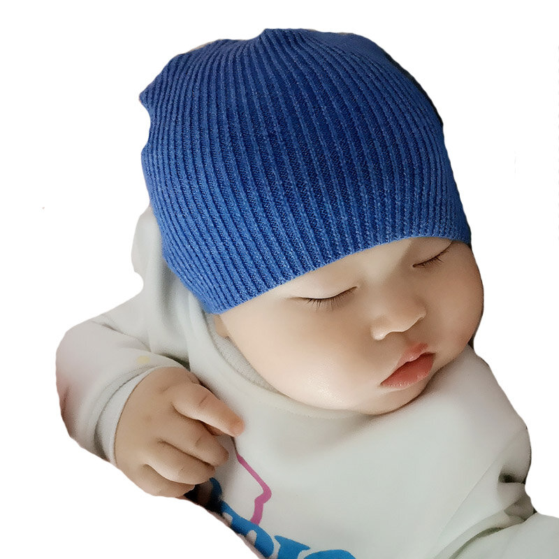 لطيف الشتاء الوليد طفل بنين فتاة الصوف مضلع قبعات منسوجة جديد مصمم الفتيات الرضع القبعات لينة بلون طفل أطفال Beanies