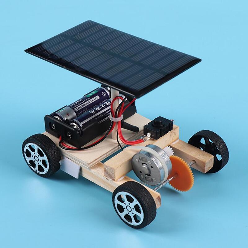 تجميع الطاقة الشمسية سيارة الاختراعات الإبداعية قدرة المحرك للأطفال التفكير النشط DIY بها بنفسك عدة إلكترونية تكنولوجيا اللعب للبنين
