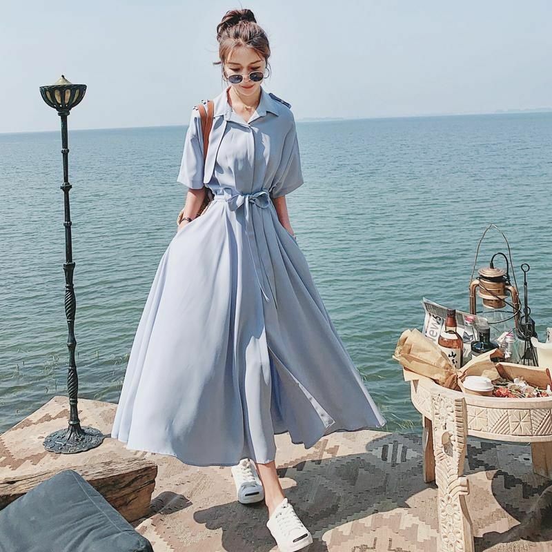 فساتين ميدي الطول فستان جديد مثير للنساء 2023 ملابس عصرية كورية أنيقة بدلة قفز نسائية صيفية بلايا #2