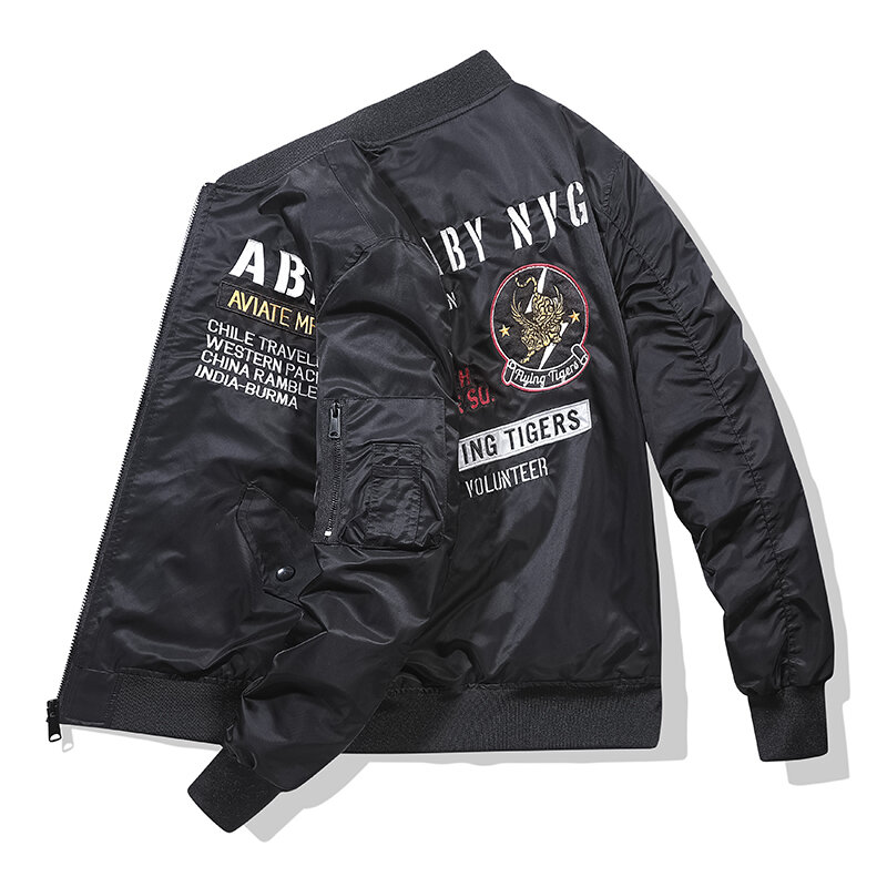 2022 Explosive New Brand Men's Spring Flight Jackets Plus Size Military Coats Clothing Long-sleeved Europeam American Jacket Men