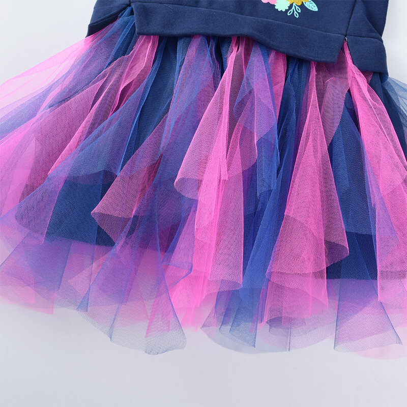 فيكيتا 2022 فستان توتو للفتيات للشتاء مطرز بالترتر فستان سترة للأطفال ملابس بنات قطنية للأطفال