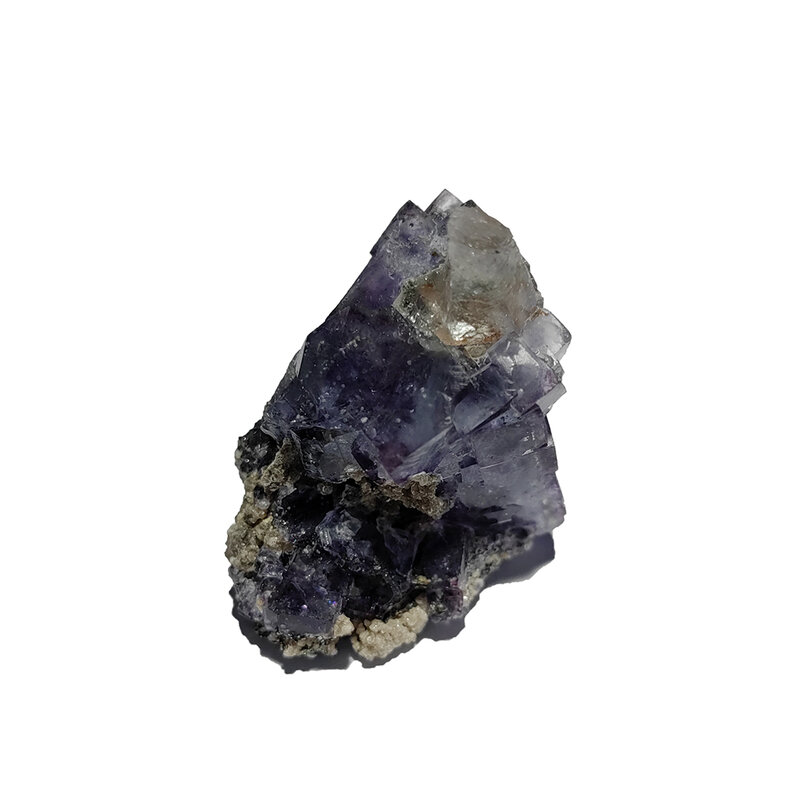 C3-6E 100% الطبيعية الأرجواني حجر فلوري لامع المعدنية كريستال عينة هدية جمع Yaogangxian الألغام هونان مقاطعة الصين #4